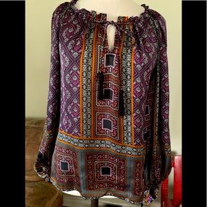 Guess by Marciano boho woman’s shirt /top/ blouse size Small
